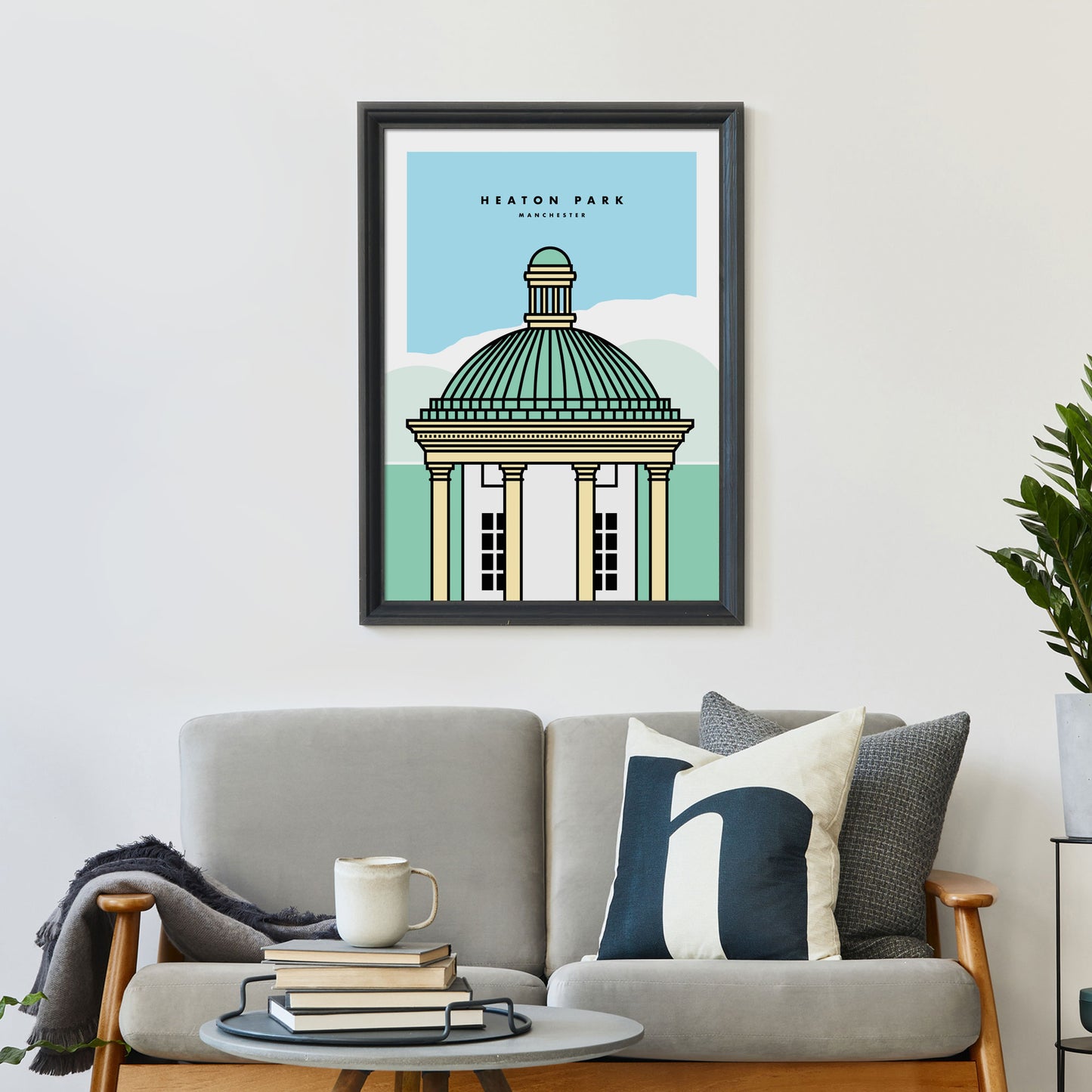 Heaton Park Temple, Manchester Personalised Art Print