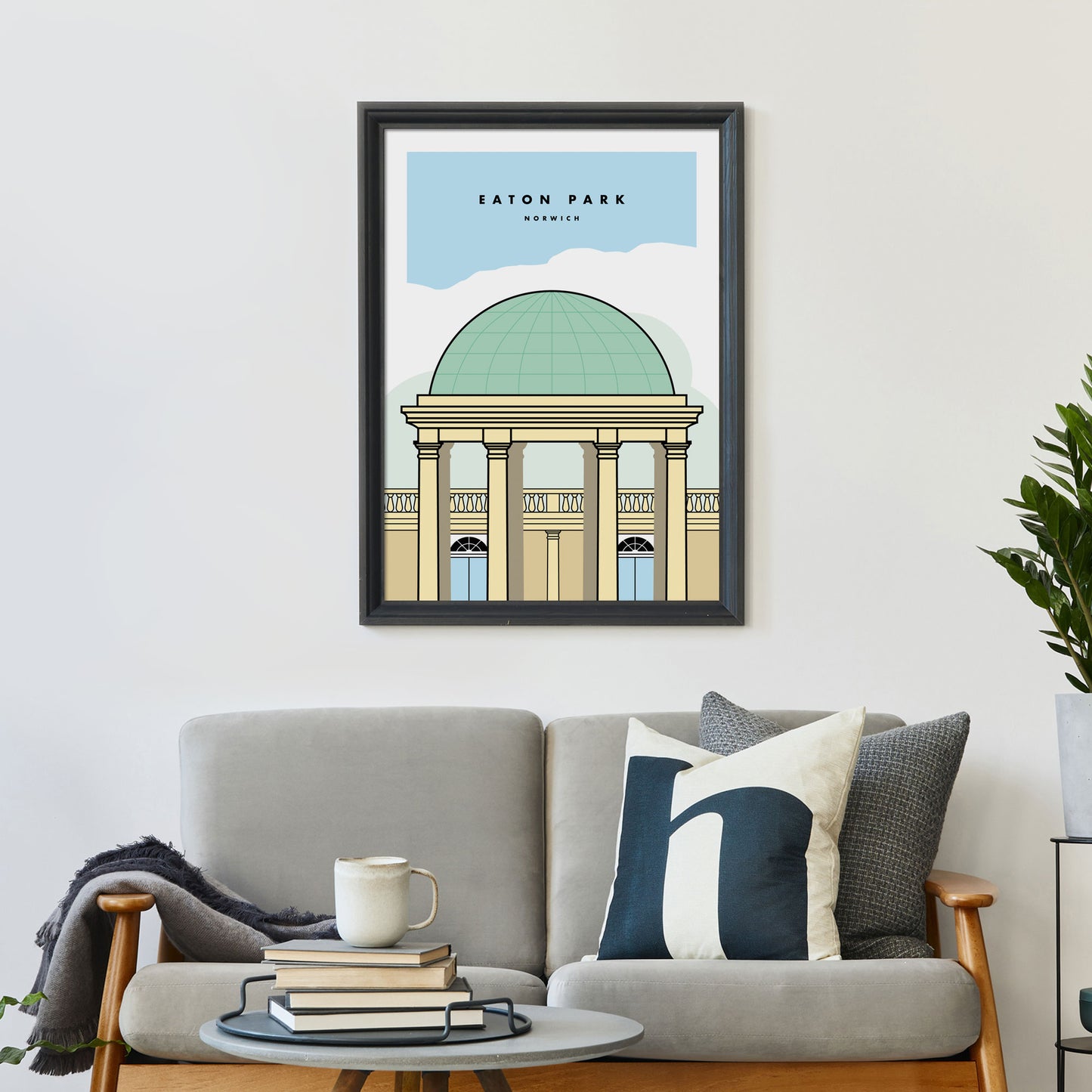 Eaton Park, Norwich Personalised Art Print