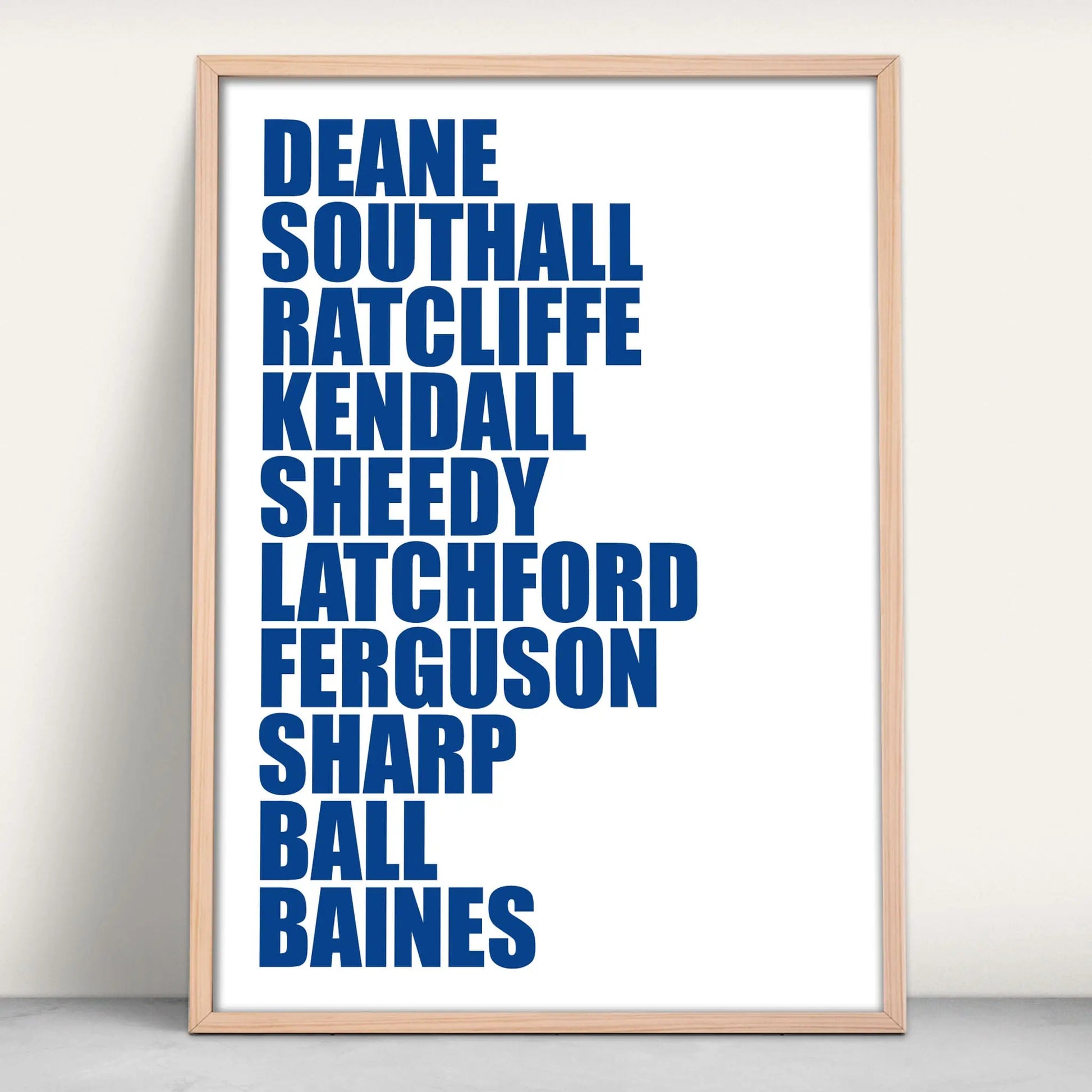 Arsenal FC Legends Personalised Art Print from Purest Green Prints.